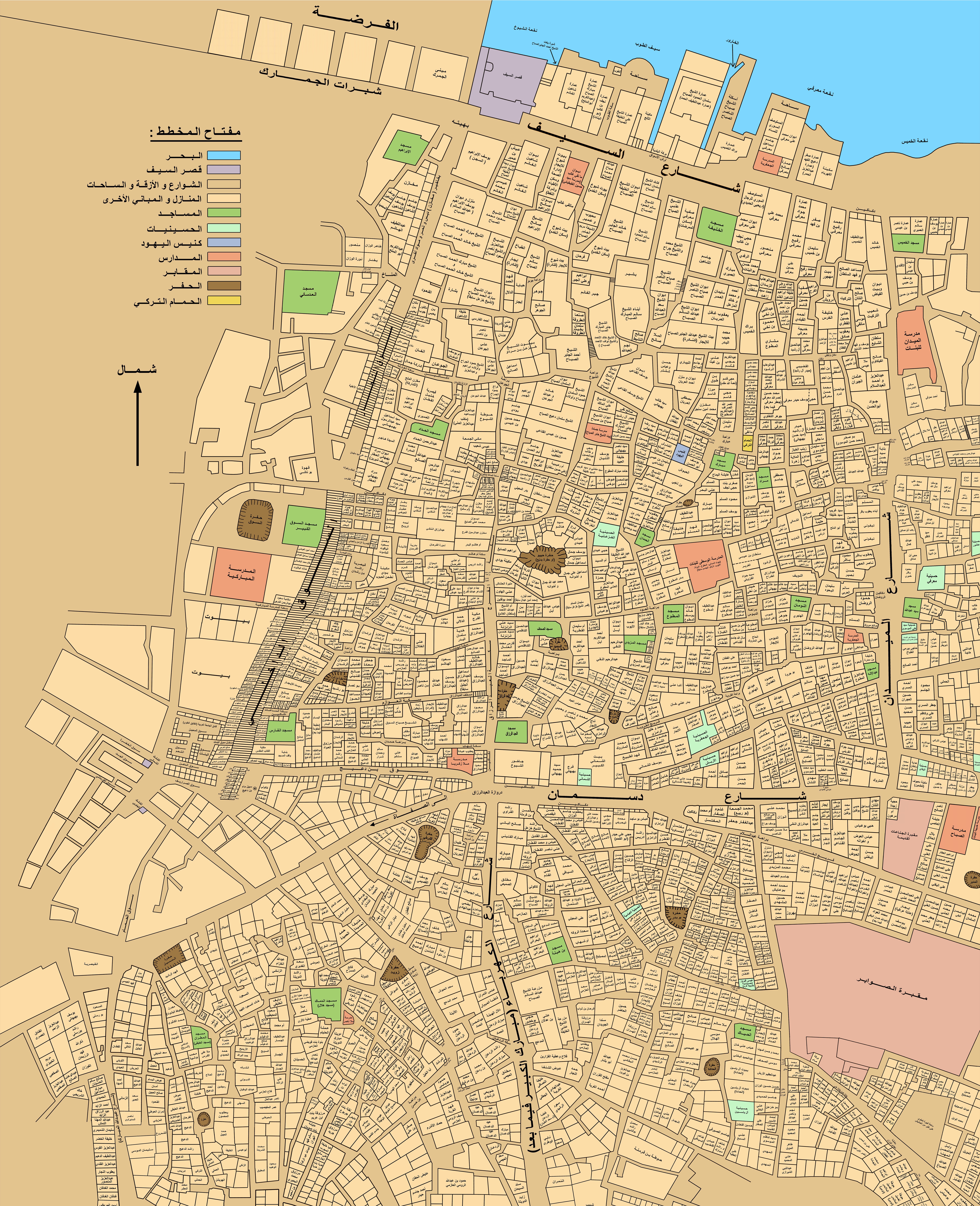 خريطة الكويت عام ١٩٥١